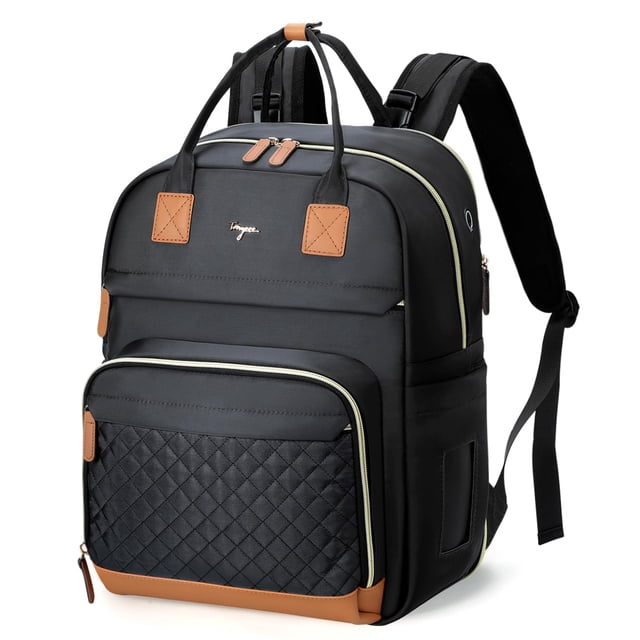 Mochila Tonyeee Bolsa para Pañales Extra Grande 25-37L Negra