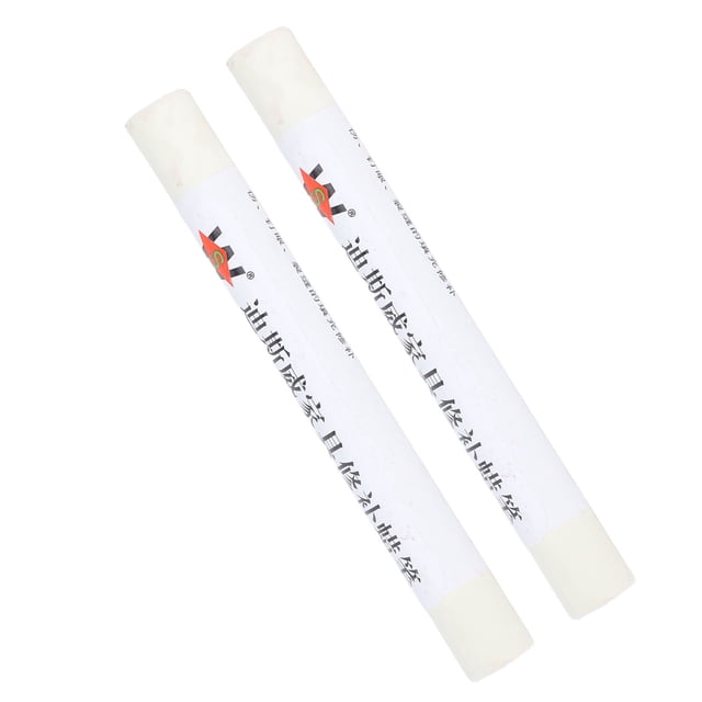 Craie de Cire de Réparation de Plancher de Peinture pour Meubles Patch de Peinture Craie de Cire de Réparation de Meubles Craie de Cire de Réparation 2 Pcs Peinture pour Meubles Craie de Cire de Réparation de Plancher Patch de Grattage Stylo de Peinture Réparation Composite de Bois