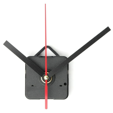 Second Hand Living Room Furniture Jeteven DIY Wall Quartz Clock Movement Mechanism Repair Parts Kit Set Black & Red Second Hands Time Tool For Gift Home decoration living room ()