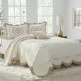 Mary Full Ivory/Taupe Bedspread