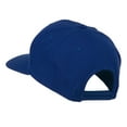 thumbnail image 3 of Basketball Embroidered Flat Bill Cap - Royal OSFM, 3 of 5