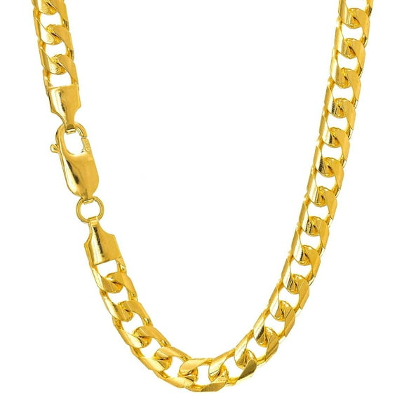 JewelStop 14k Solid Yellow Gold 4.4 Mm Miami Cuban Curb Chain 20" Lobster Claw Clasp - 31gr.