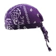 thumbnail image 6 of QccHieUs Mens Turban Cotton Chemo Cancer Muslim Headscarf Cover Headwear Purple, 6 of 6