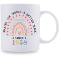 thumbnail image 2 of 1958 Birthday Gifts for Women - Making The World A Better Place Since 1958 Coffee Mug 11 oz - Great 1958 Birthday Gifts for Mom Aunt Wife Friend Sister Cousin Coworker, 2 of 6