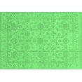 thumbnail image 1 of Ahgly Company Indoor Rectangle Oriental Emerald Green Traditional Area Rugs, 5' x 8', 1 of 4
