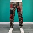 thumbnail image 4 of Pantalones casuales para hombre, estilo coreano ancho, elegante, clásico, tendencia, ropa de calle, moda suelta, estética hippie, pantalones largos de algodón para hombre S, 4 of 5