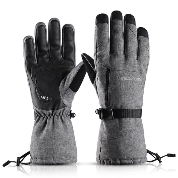 Eigraketly Guantes de invierno Dulce regalo Resiliencia Mitones para exteriores Suministros de ciclismo ajustables Equipo deportivo Ropa de ciclismo Ciclismo Gris/M Eigraketly OD025879-09