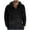 Black, variant on Dovford Plush Fleece Sherpa Jackets for Mens Fluffy Fuzzy Warm Hooded Coat Long Sleeve Zipper Fashion Fall Winter Tops