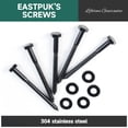 25-Pack 3/8" X 1-1/2" Hex Head Lag Bolts – Hot-Dip Galvanized Heavy Duty Wood Screws