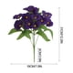 thumbnail image 3 of Flores artificiales de pensamiento de seda para decoración floral, ideales para bodas, hoteles, centros de mesa y el hogar., 3 of 6