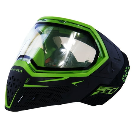 empire evs thermal paintball goggles - black/lime