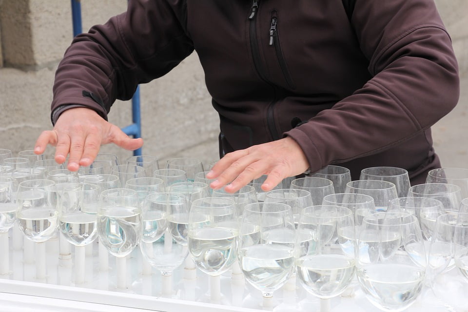 Music Glass Instrument Glass Musician12 Inch By 18 Inch Laminated