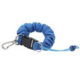 thumbnail image 2 of Diving Camera Lanyard Stainless Steel Spring Coiled Lanyard Diving Coil Lanyard for Underwater Diving Blue, 2 of 14