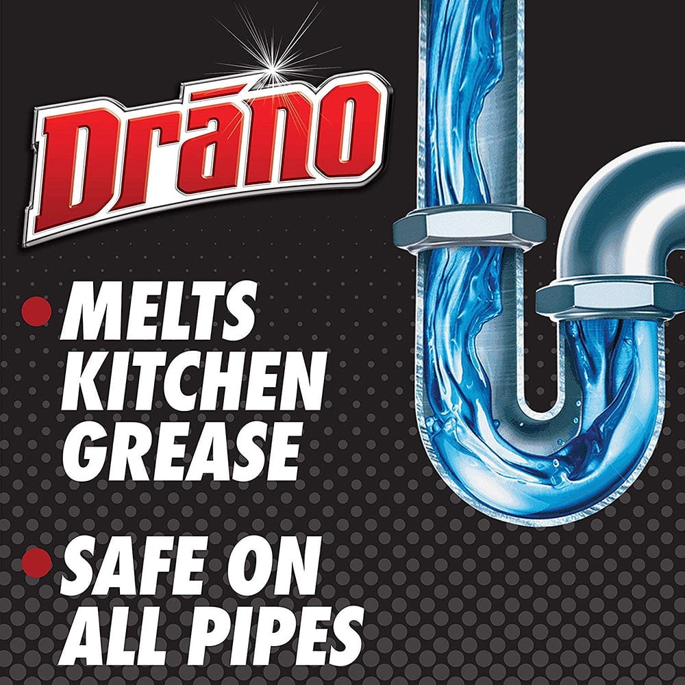 Drano Professional Strength Crystals Clog Remover 500g