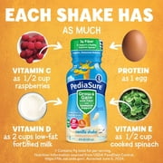 PediaSure Grow & Gain with Fiber & Immune Support, Vanilla, 8-fl-oz Bottle, Pack of 24
