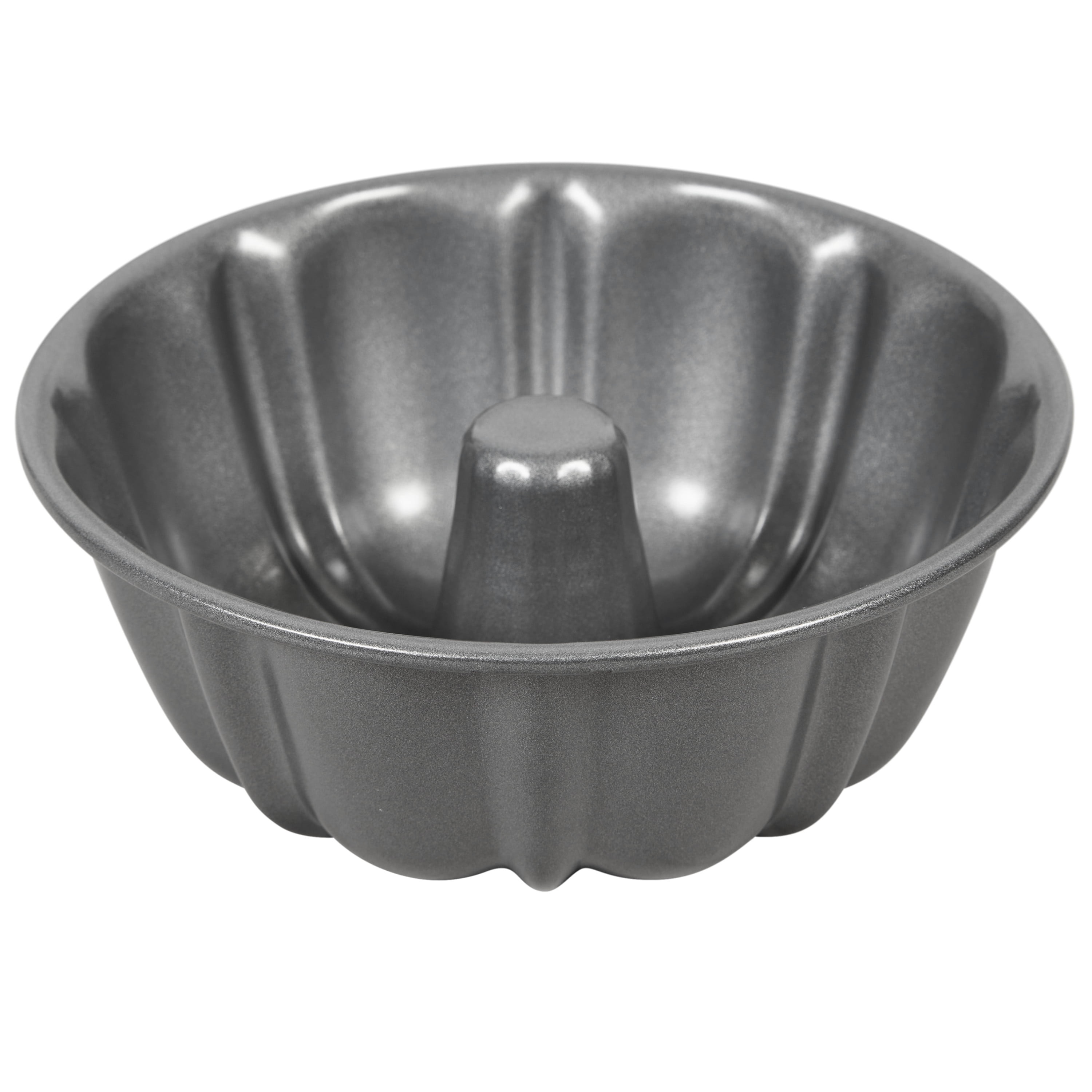 Wilton Bake It Better Steel NonStick Fluted Tube Cake Pan, 6inch
