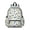 Excavator and Sun, variant on Excavator and Crane Blue Pattern Backpack for School, Cute School Bag with Adjustable Shoulder Straps and Padded Back, 13.4"x11"x4.7"