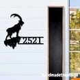 thumbnail image 3 of Handmadetneonsign Goat Home Number Metal, Goat Farmhouse Number Metal Decor, Farm Address Wall Sign 041210, 3 of 5