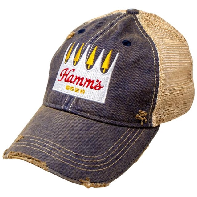 Hamms Hamms 809116 Chapeau de Camionneur Ajustable en Maille Vieilli à la Bière