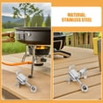 thumbnail image 3 of CIMAXIC 2 Pcs Bloc de Poids en Acier Inoxydable pour Rôtissoire Bbq pour Brochettes et Tige de Broche de Gril Contrepoids, 3 of 8