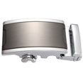 thumbnail image 4 of Slide Click Buckle Automatic Leather Belt Buckle Belt Buckle Replacement for Men, 4 of 10