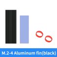 thumbnail image 1 of M.2 2280 Solid State Drive Radiator M2 NVME SSD Drive Aluminum Alloy Heatsink For Desktop PC Laptop PS5 M.2-BK, 1 of 5