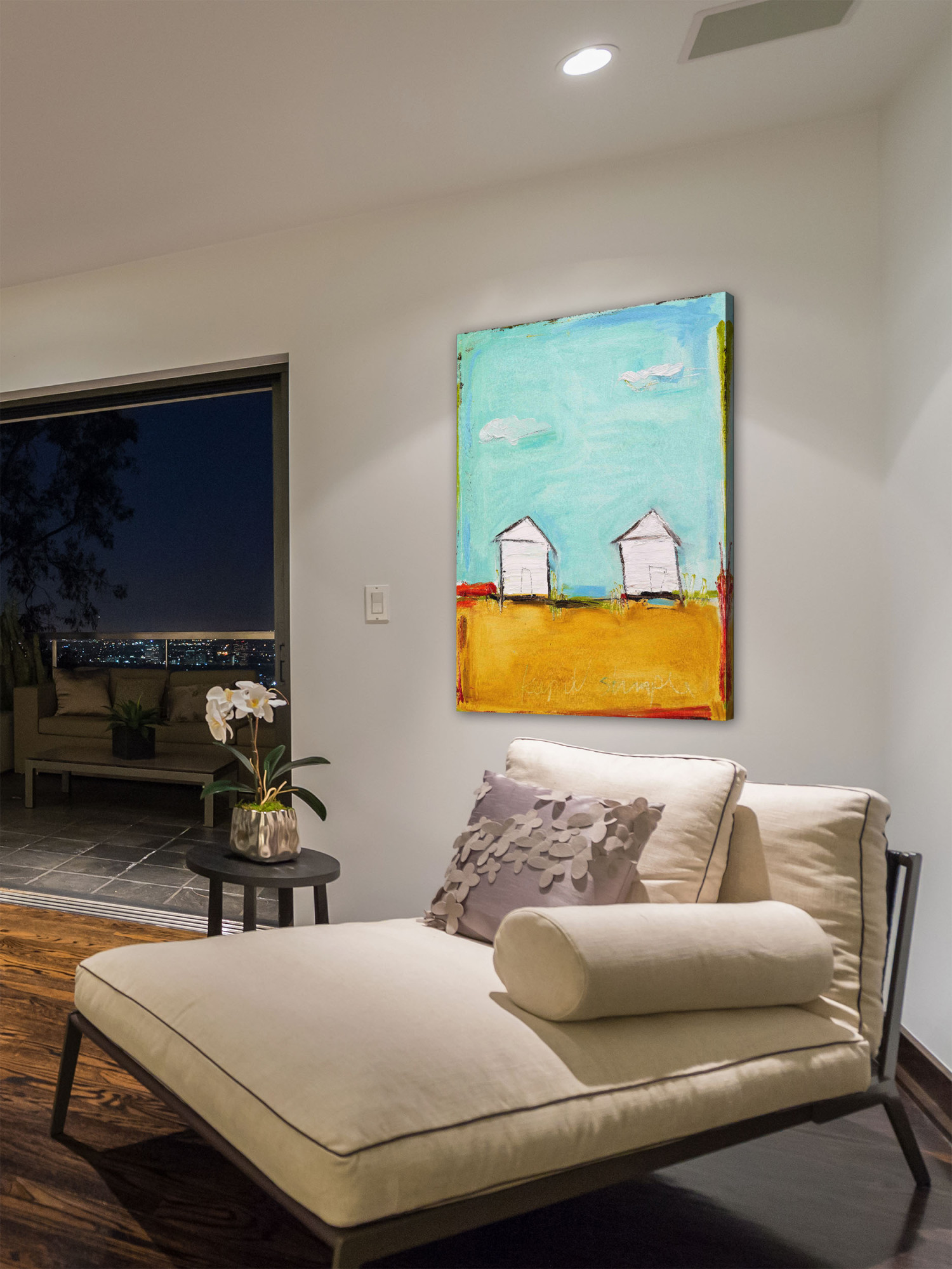 Marmont Hill "Keep It Simple" by Tori Campisi Painting Print on Canvas