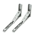 thumbnail image 1 of DEEPCRAFF 2 Pcs Support Triangulaire Pliable pour Rangement en Acier Inoxydable, 1 of 8