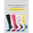 thumbnail image 7 of One opening Unisex Stockings for Sports Breathable Variegated Color Socks, 7 of 7