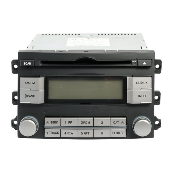Restored 2009-2012 Hyundai Veracruz AM FM MP3 Single-Disc CD Player Sat Ready 96120-3J700 (Refurbished)