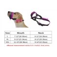 thumbnail image 4 of Dog Muzzle, [Upgraded] Nylon Soft Muzzle Anti-Biting Barking Secure, with Reflective Strip & Overhead Strip (Red，L), 4 of 4