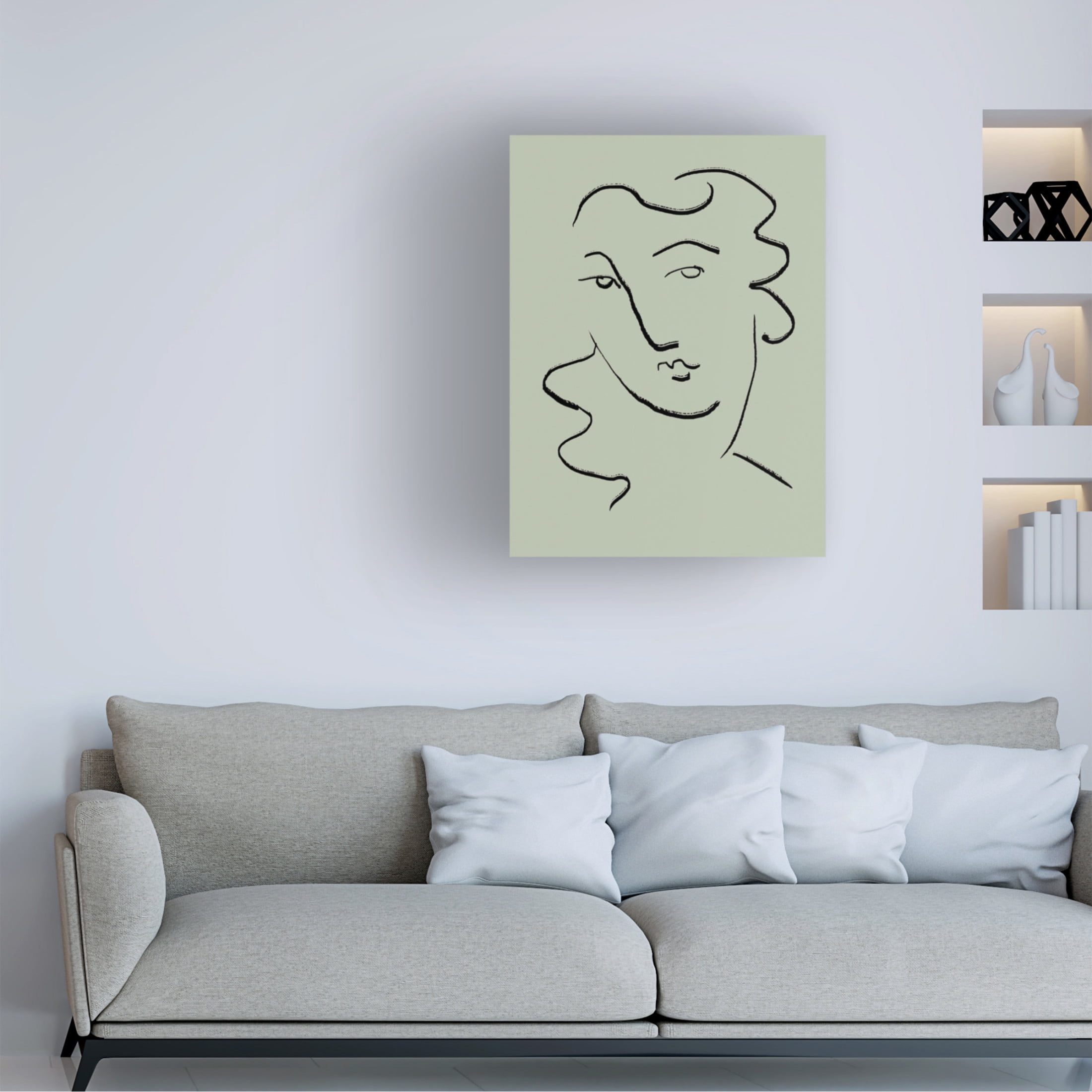 Trademark Fine Art Pictufy Studio II Looking Green Canvas Wall Art