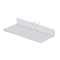 thumbnail image 1 of SSWBasics 9 x 4 inch Clear Acrylic Shelf - For Pegboard - Set of 2, 1 of 3