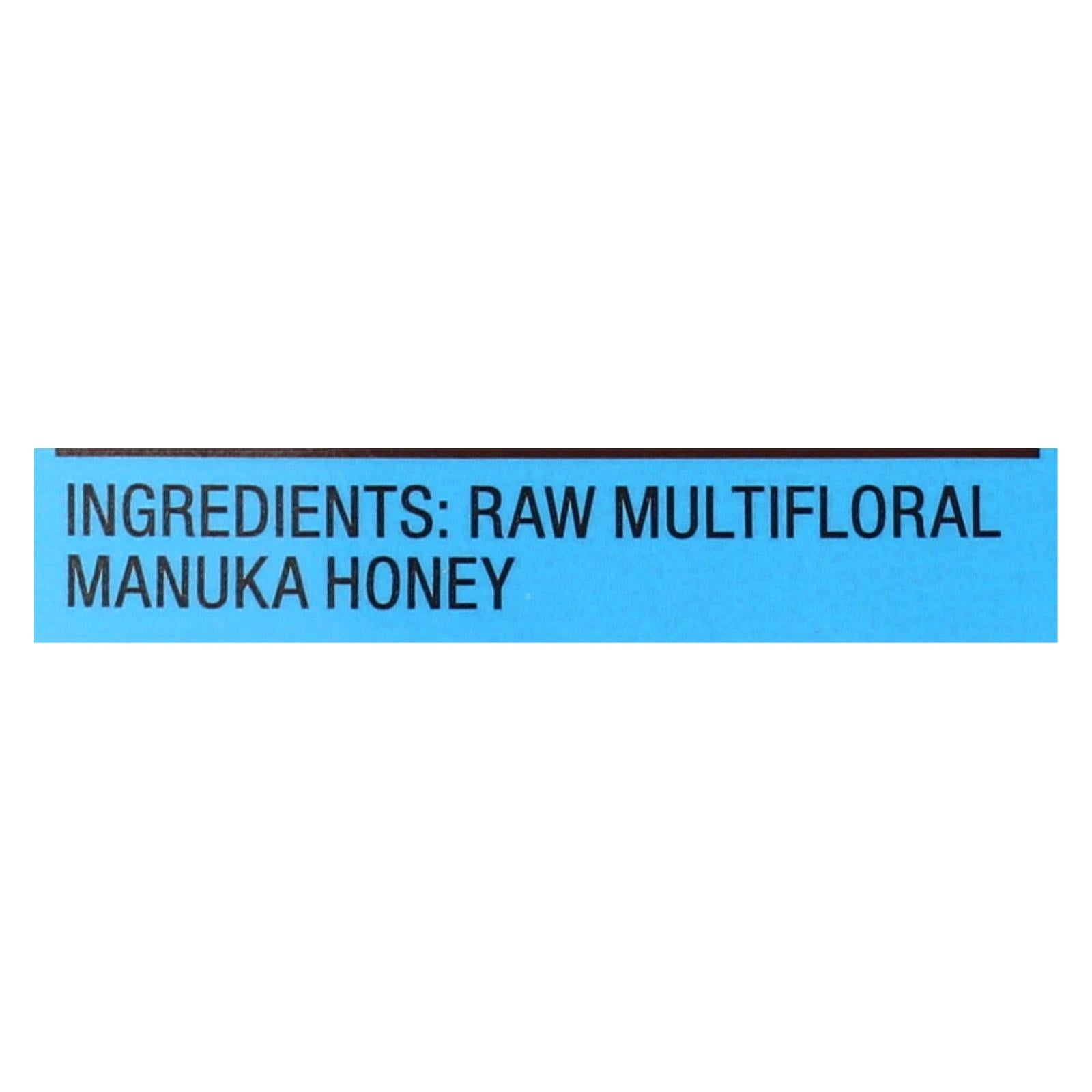 Wedderspoon Raw Multifloral Manuka Honey KFactor 12, 17.6 oz poly jar