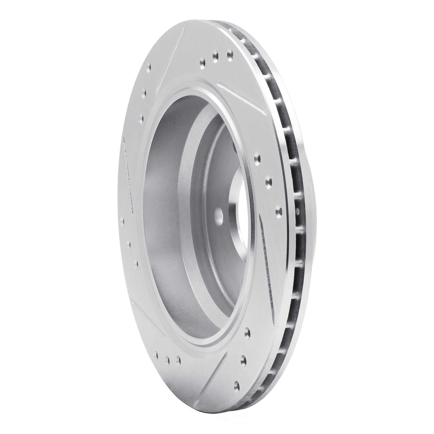 Dynamic Friction Company 631-31044R DFC Brake Rotor - Drilled And Slotted - Silver