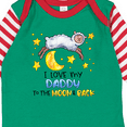 thumbnail image 4 of Inktastic I Love My Daddy to the Moon and Back Cute Sheep Boys or Girls Long Sleeve Baby Bodysuit, 4 of 5