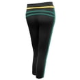 thumbnail image 2 of FashionOutfit Women's Stripe 3/4 Length Capri Skinny Workout Yoga Pants, 2 of 3