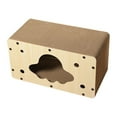 thumbnail image 4 of Cat Scratching Pad House Bed Recyclable Corrugated Material Hollowed Out Pattern AIR VEHICLE 55x30x28cm, 4 of 9