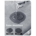 thumbnail image 2 of Alfombrilla de baño de espuma viscoelástica, manta suave antideslizante, superabsorbente, de secado rápido, alfombrilla de baño de terciopelo lavable (gris, 40 x 60 cm), 2 of 3