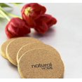 thumbnail image 4 of Natural Home Light Brown Cork Coasters, 4 of 5