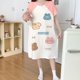thumbnail image 1 of Pijamas de verano para mujer, de manga corta, finos, con dibujos animados, pequeños, frescos, bonitos, sueltos, ropa de dormir para el hogar, 1 of 1