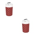 thumbnail image 4 of Cesta de lavandería Cateissary con asas de aluminio 90L Rojo/Impreso, 4 of 6