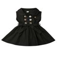 thumbnail image 1 of AMERTEER Bébé Filles Volants Sans Manches Tutu Robe Princesse Partie Robes Vêtements Kaki 1-2 Ans, 1 of 8