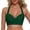 33Dark Green, variant on Supportive Push Up Bikini Top for Women Large Bust Full Coverage Underwire Swim Top Adjustable Tie Back Bathing Suit Top