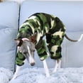 thumbnail image 5 of HQREA Winter Dog Coats Fashion Thick Warm Fluffy Fleece Onesie Outfit for Italian Greyhound, 5 of 6