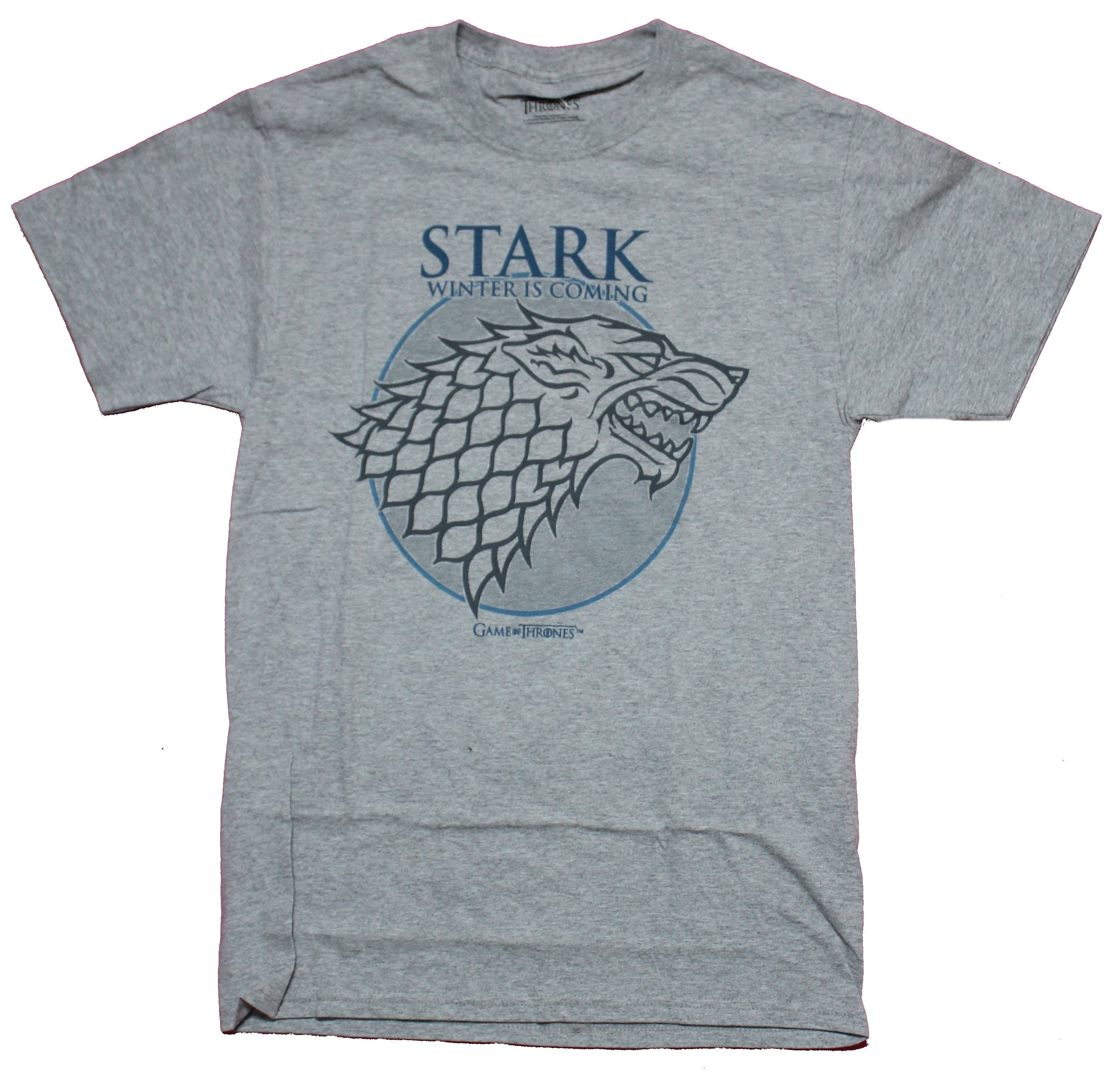 Maglietta Uomo HBO Game Of Thrones - T-Shirt 'Winter Is Coming' Cerchio, Manica Corta