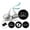 Black, variant on Darling Souvenir Green 190 Pieces Baby Shower Favor Stickers - Mini Candy Stickers & Chocolate Wrapper Labels for Party Favors & Decorations