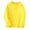 Yellow/1Pack, variant on Girls Boys Cotton Long-Sleeve T-Shirt with Round Neck Girl Boy Solid T-Shirt Kids Tees Tops 4-13 Years