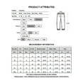 thumbnail image 2 of DYMADE Women's Workwear Pocket Elastic Waist Full Length Cargo Pants, 2 of 4