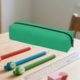 thumbnail image 2 of Plain Color Pencil Case – Stylish Zipper Organizer for Stationery, Available in 9 Colors, Large Capacity Pouch for Office Supplies by Goohae, 2 of 6